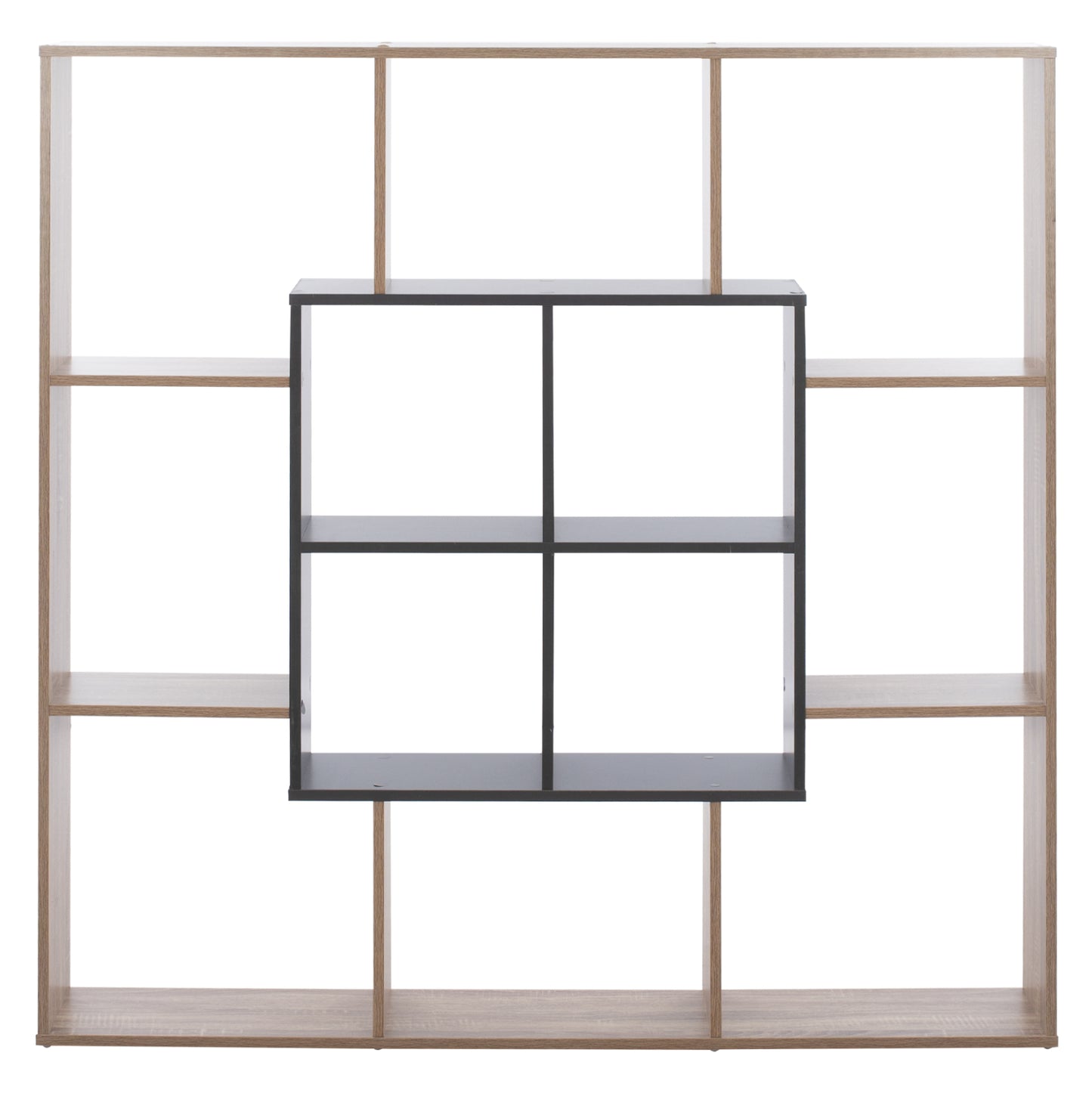 Bookcase Brody Hm8771.02 136x22x136 Gray