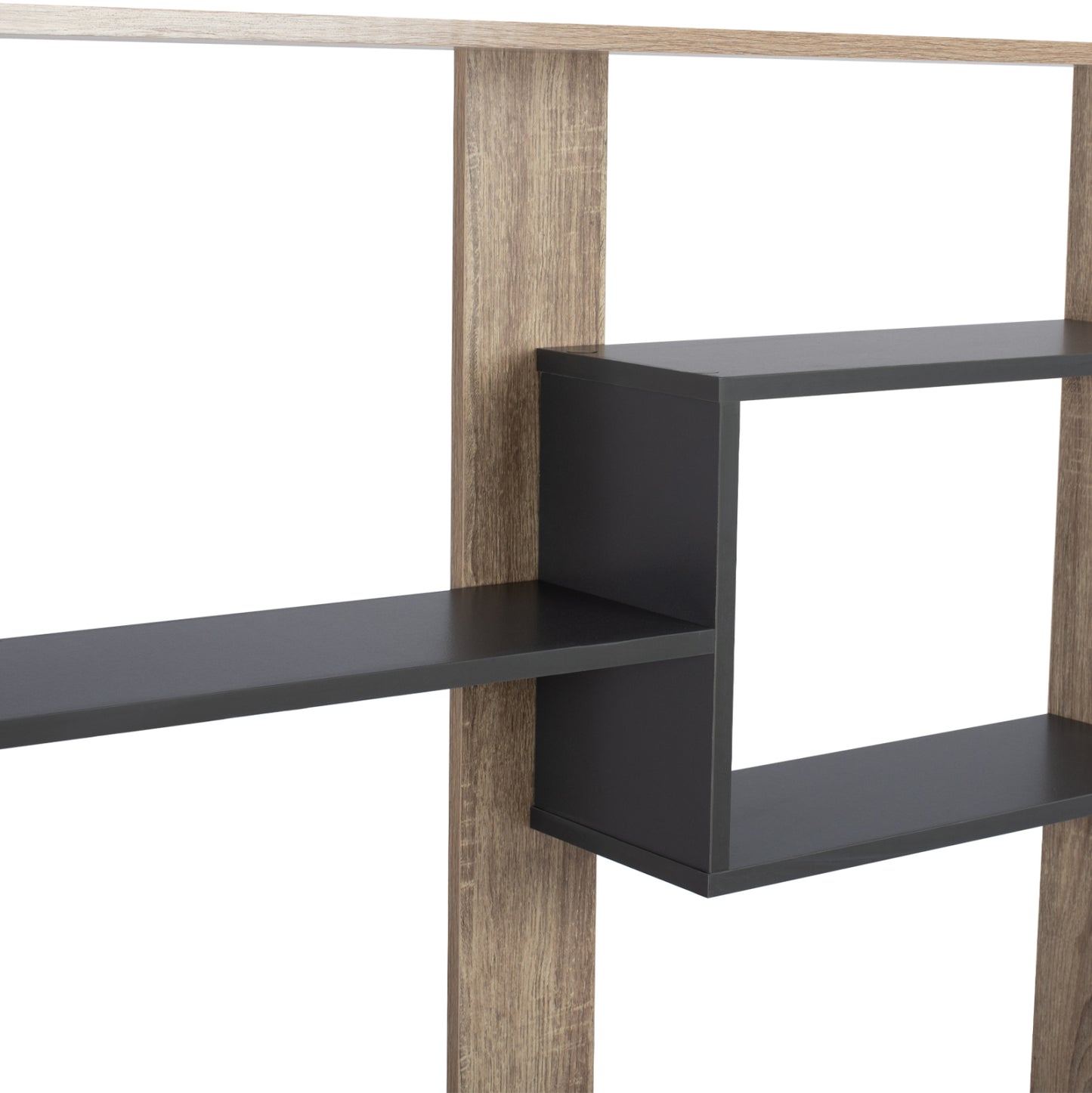 Bookcase Marceline Hm8772.02 100Χ21Χ124,5 Gray