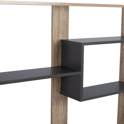 Bookcase Marceline Hm8772.02 100Χ21Χ124,5 Gray