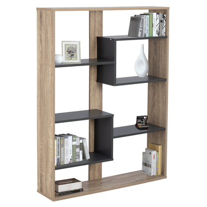 Bookcase Marceline Hm8772.02 100Χ21Χ124,5 Gray