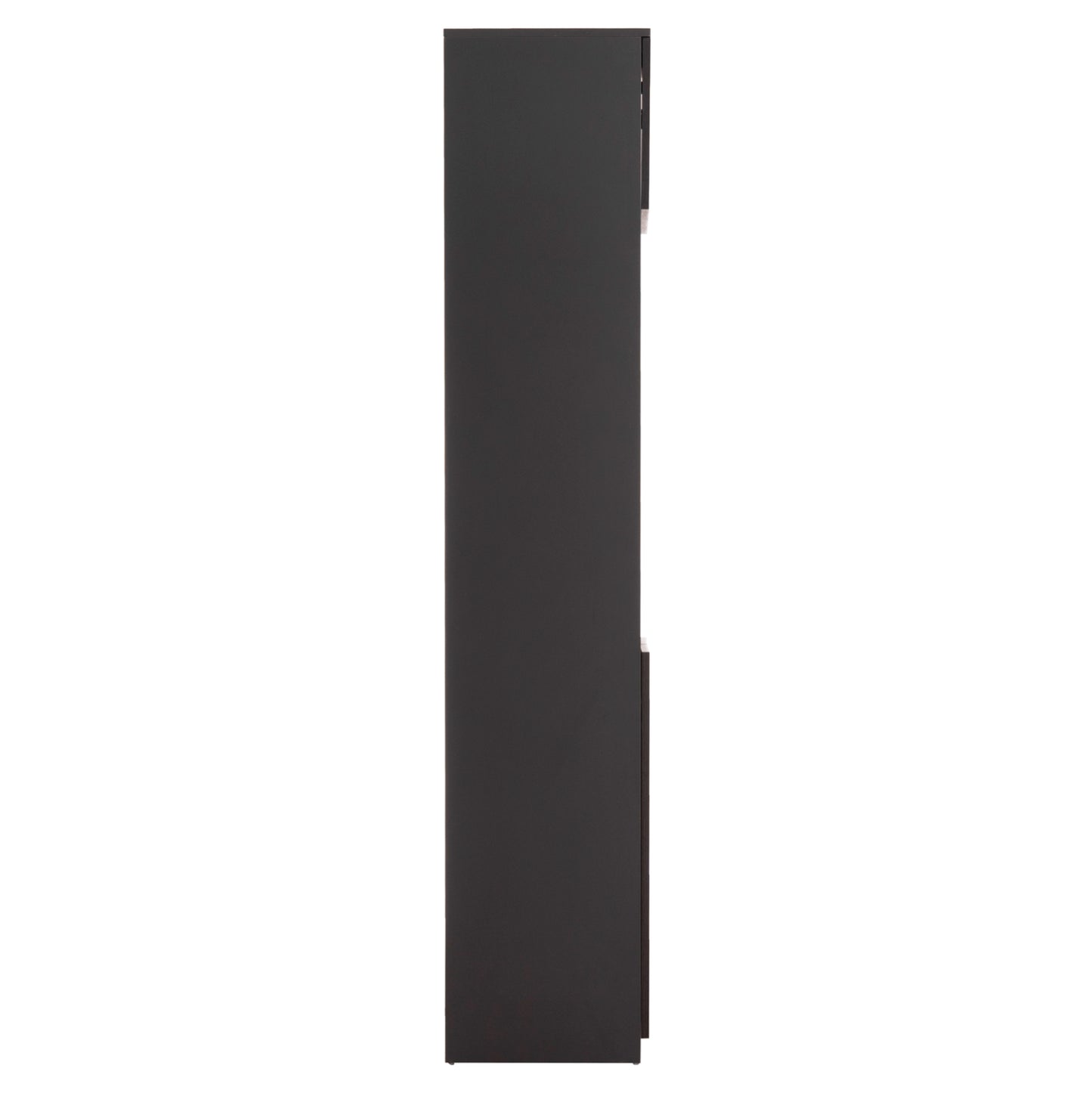 Professional Office Bookcase Rosewood Hm2089 Melamine In Grey-wenge 80x40x200hcm