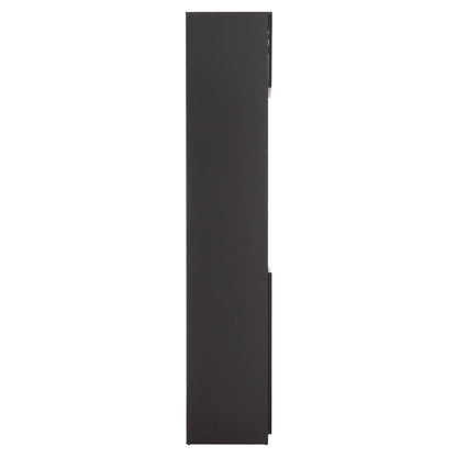 Professional Office Bookcase Rosewood Hm2089 Melamine In Grey-wenge 80x40x200hcm