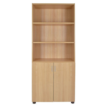 Professional Office Bookcase In Oak Color Hm2055.11 80x40x190 Cm.