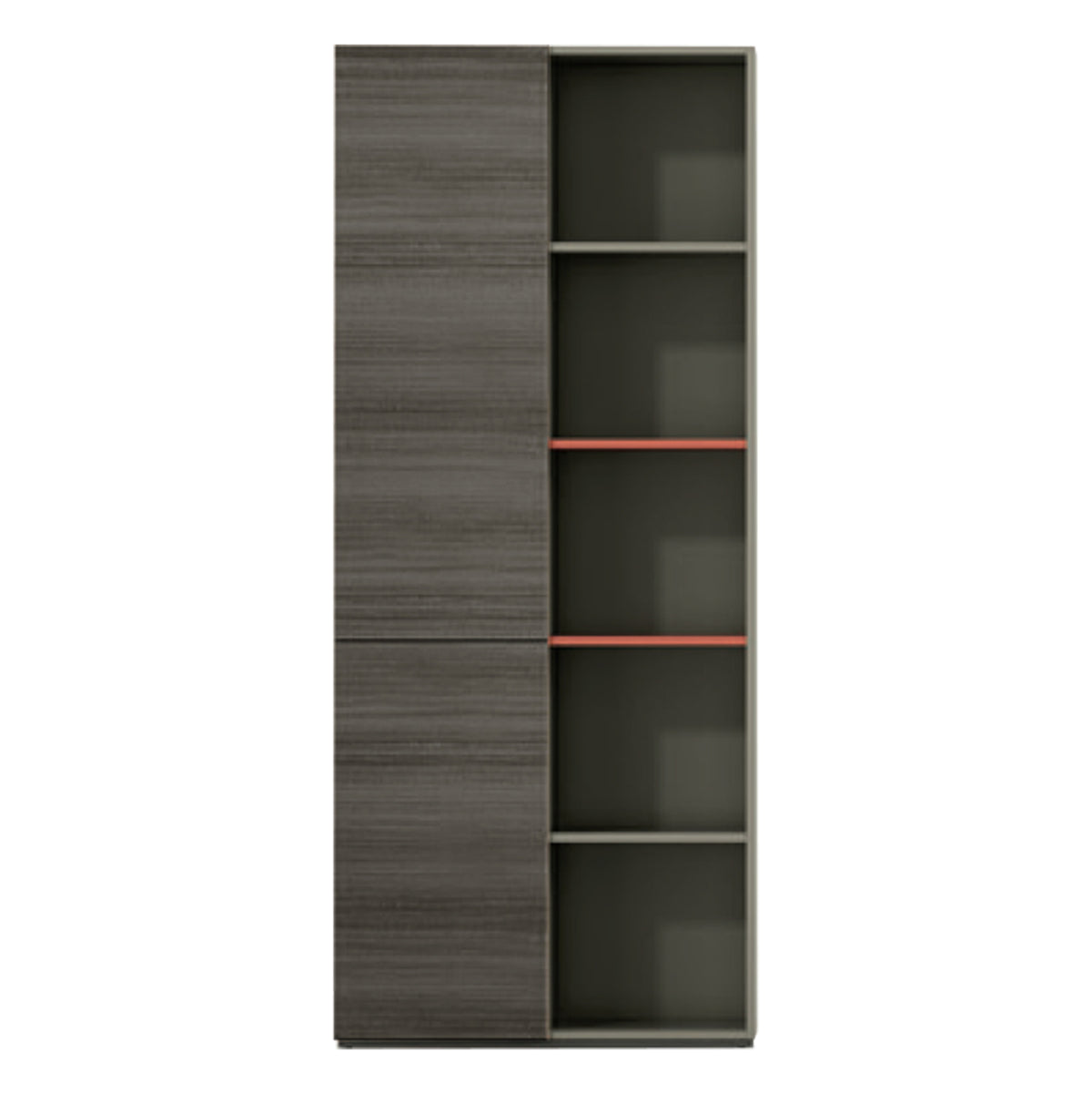 Professional Office Library Lux Series Mocha & Ash Color 80x40x190 Hm2121