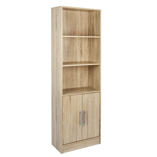 Melamine Bookcase Ensley Hm2027.02 Sonama 60x30x180