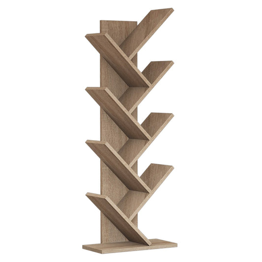 Bookcase Liana Melamine Sonoma 46x22x128,5hcm.hm9028.11