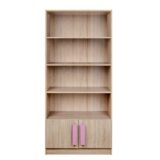 Bookcase Playroom Sonama-pink Hm10146.03 80x35x180cm