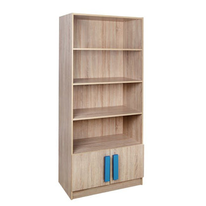 Bookcase Playroom Sonama-blue Hm10146.02 80x35x180cm