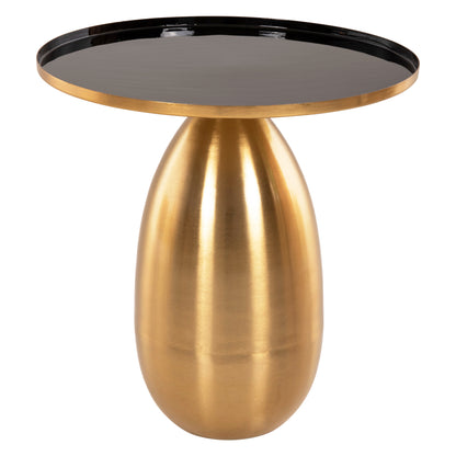 Side Tables 2pcs Hm9661 Metal In Black And Gold Φ50,5 &Φ40,5cm.