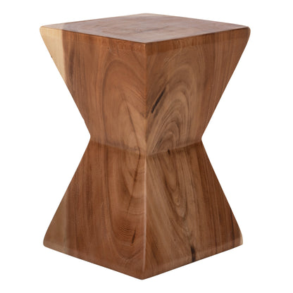 Side Stool Anvil Hm9756 Suar Wood In Natural  30x30x46hcm.