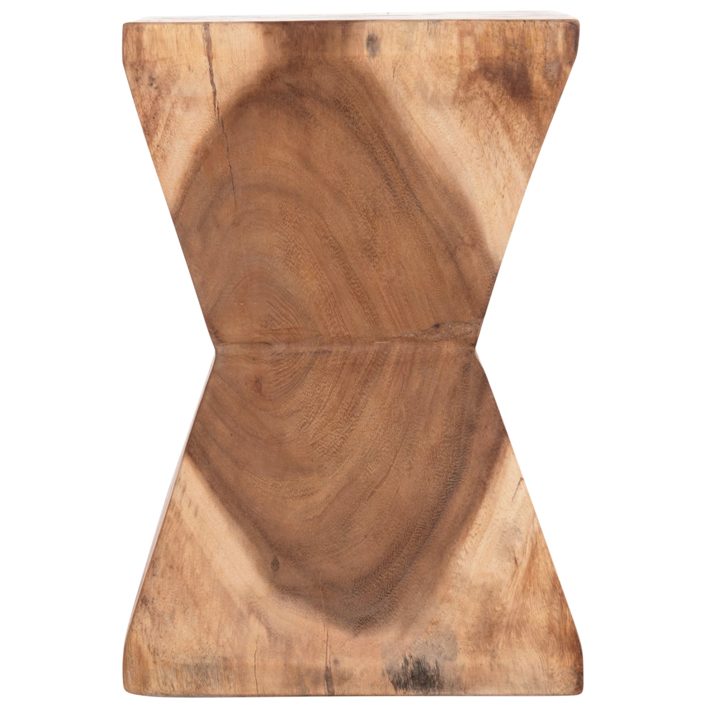 Side Stool Anvil Hm9756.11 Suar Wood In Natural 31x31x45hcm.