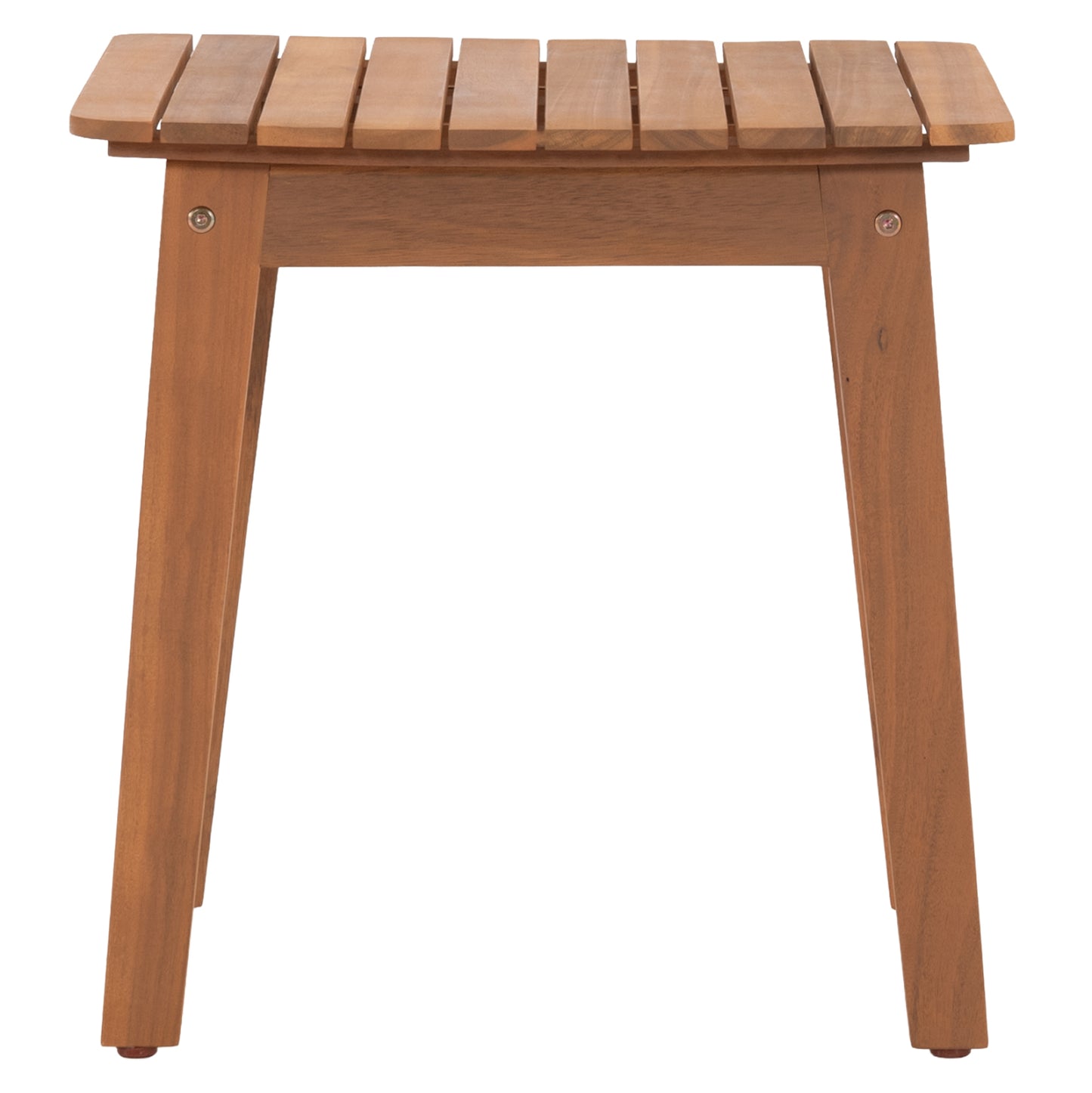 Outdoor Side Table Terrix ΗΜ6523 Acacia Wood In Natural 45x45x45hcm