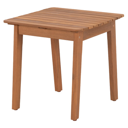 Outdoor Side Table Terrix ΗΜ6523 Acacia Wood In Natural 45x45x45hcm