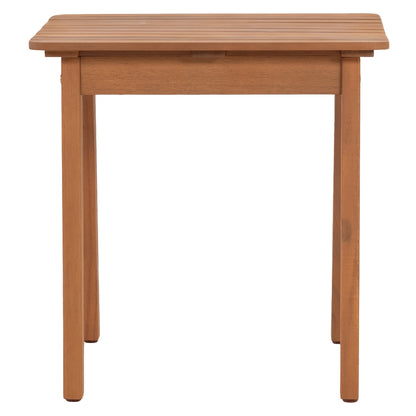 Outdoor Side Table Terrix ΗΜ6523 Acacia Wood In Natural 45x45x45hcm