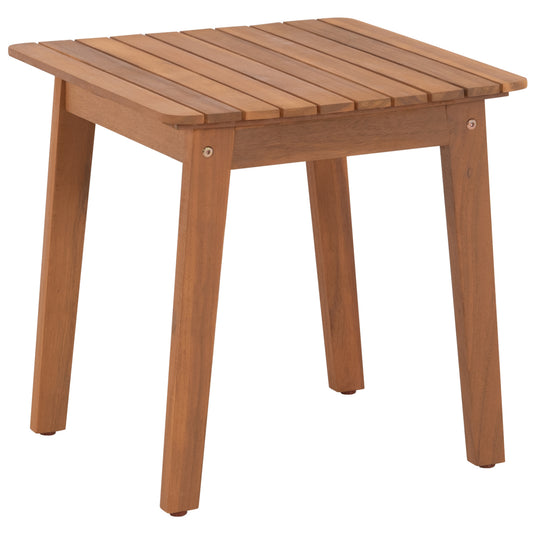 Outdoor Side Table Terrix ΗΜ6523 Acacia Wood In Natural 45x45x45hcm