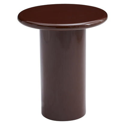 Side Table Solna Hm18455.06 Mdf In Glossy Red Φ50x59hcm.