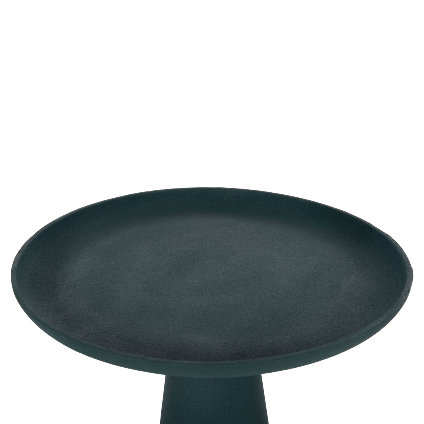 Side Table Delcon Hm4246.03 Metal In Green Φ45x51,5hcm.