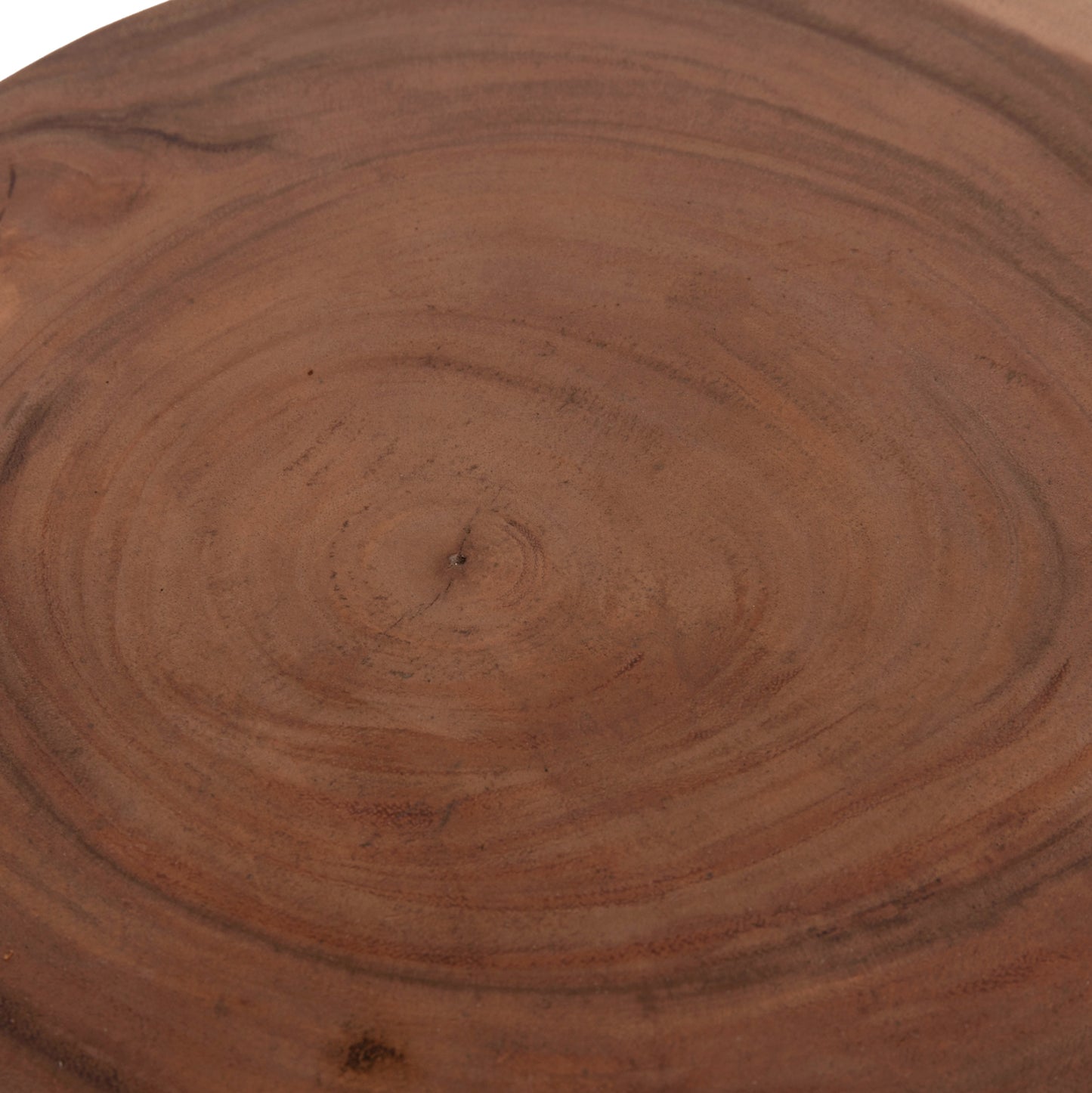Side Table Round Pumbe Hm9891.11 Solid Suar Wood In Natural Color Φ40x50hcm.