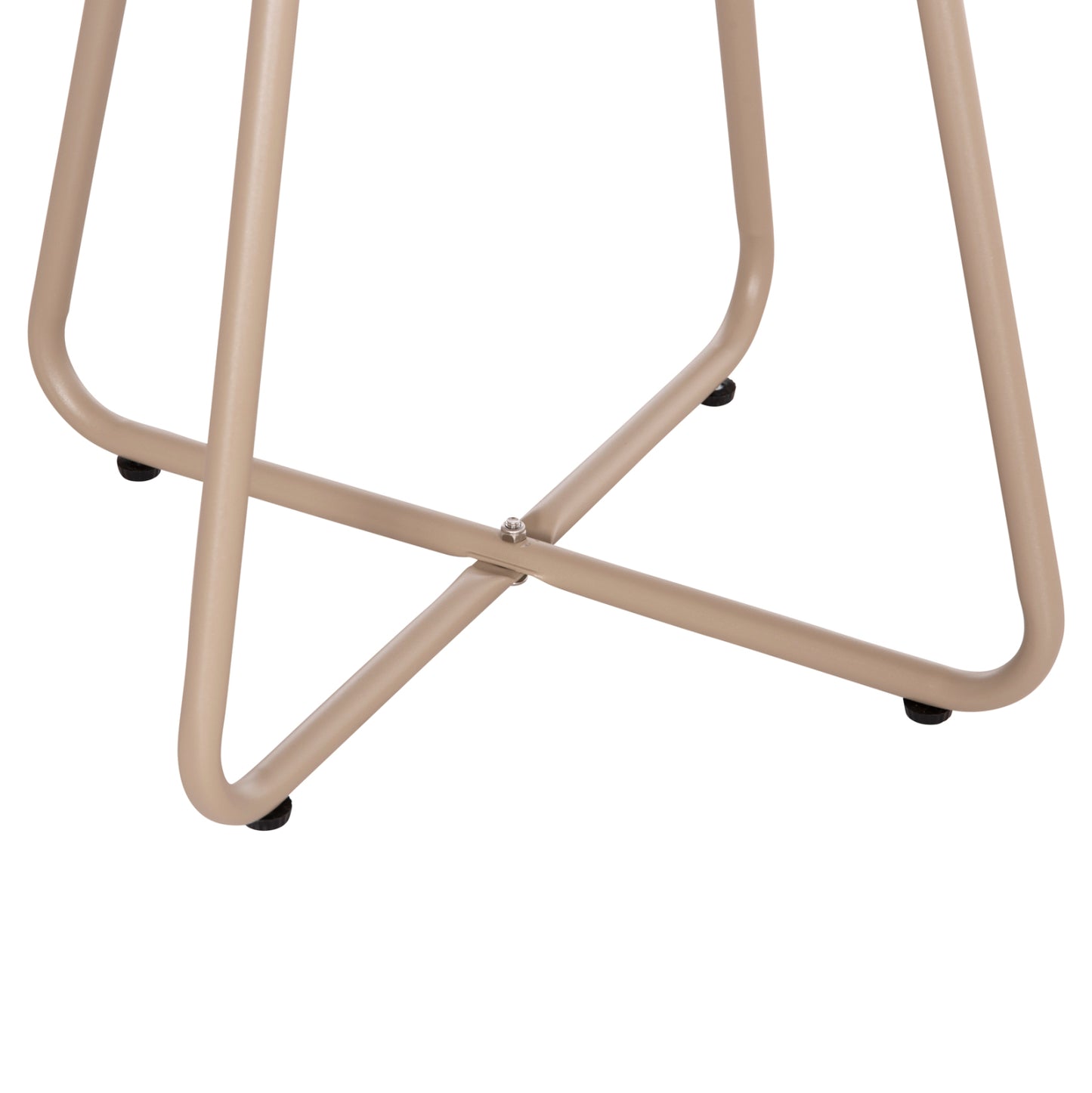 Side Table Round Sammon Hm6271.03 Metal In Cappuccino Color Φ45x50hcm.