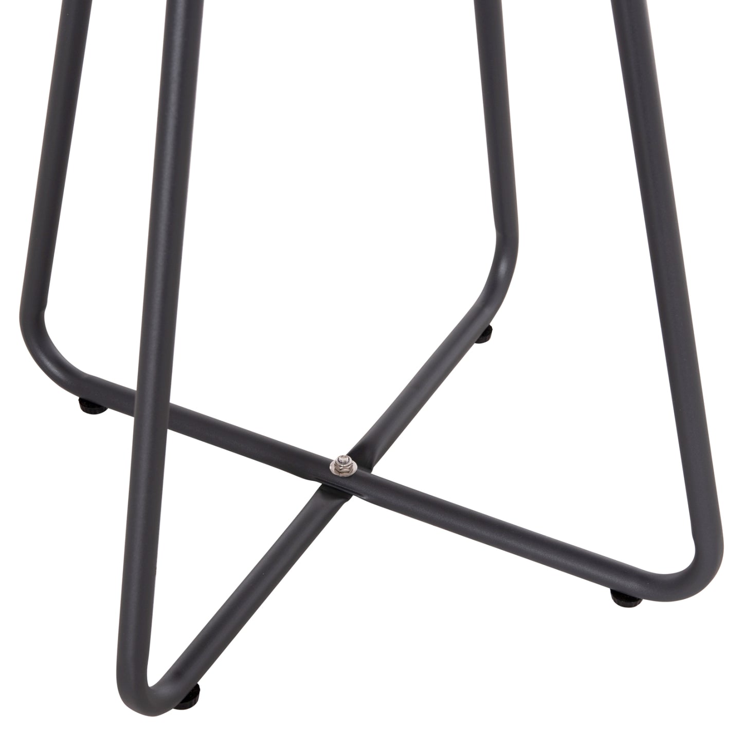 Side Table Round Sammon Hm6271.01 Metal In Grey Color Φ45x50hcm.