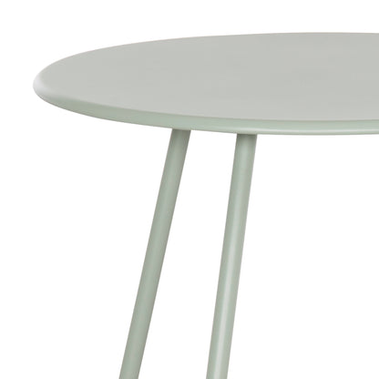 Side Table Round Sammon Hm6271.06 Metal In Pistachio Green Color Φ45x50hcm.