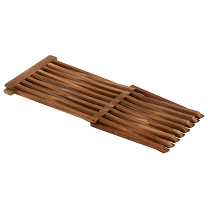 Side Table Hm7896 Foldable Made Of Teak Wood In Natural Color 40x33x45hcm.