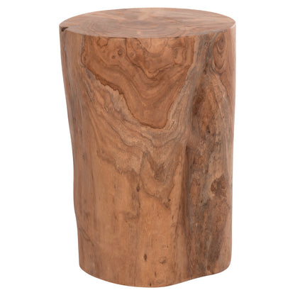Side Table/stool Tronco Hm9374.21 Teak Wood--natural Color Φ30x45hcm.