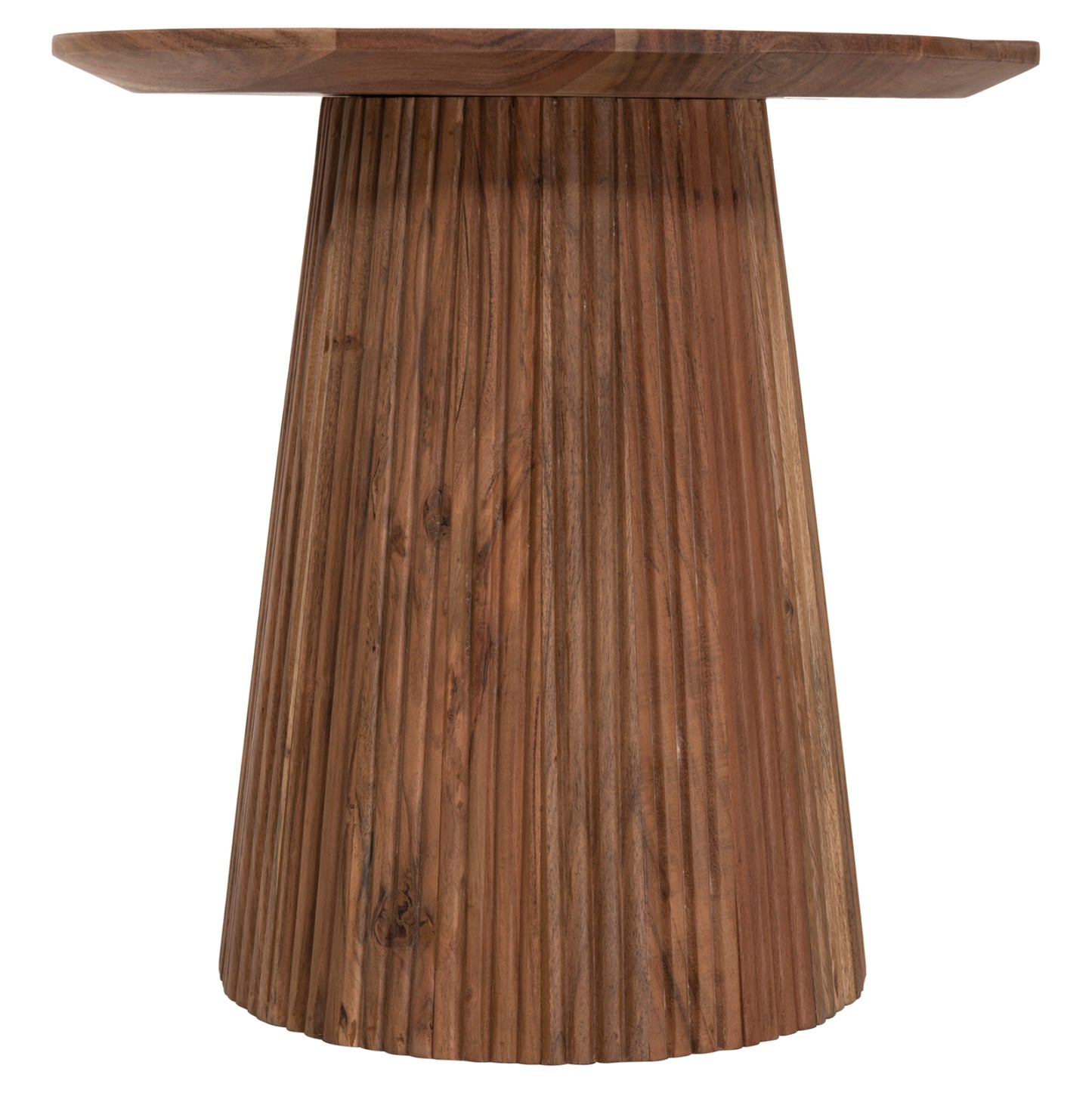 Side Table Round Groot Hm9698 Solid Acacia-natural Color Φ45x44hcm.