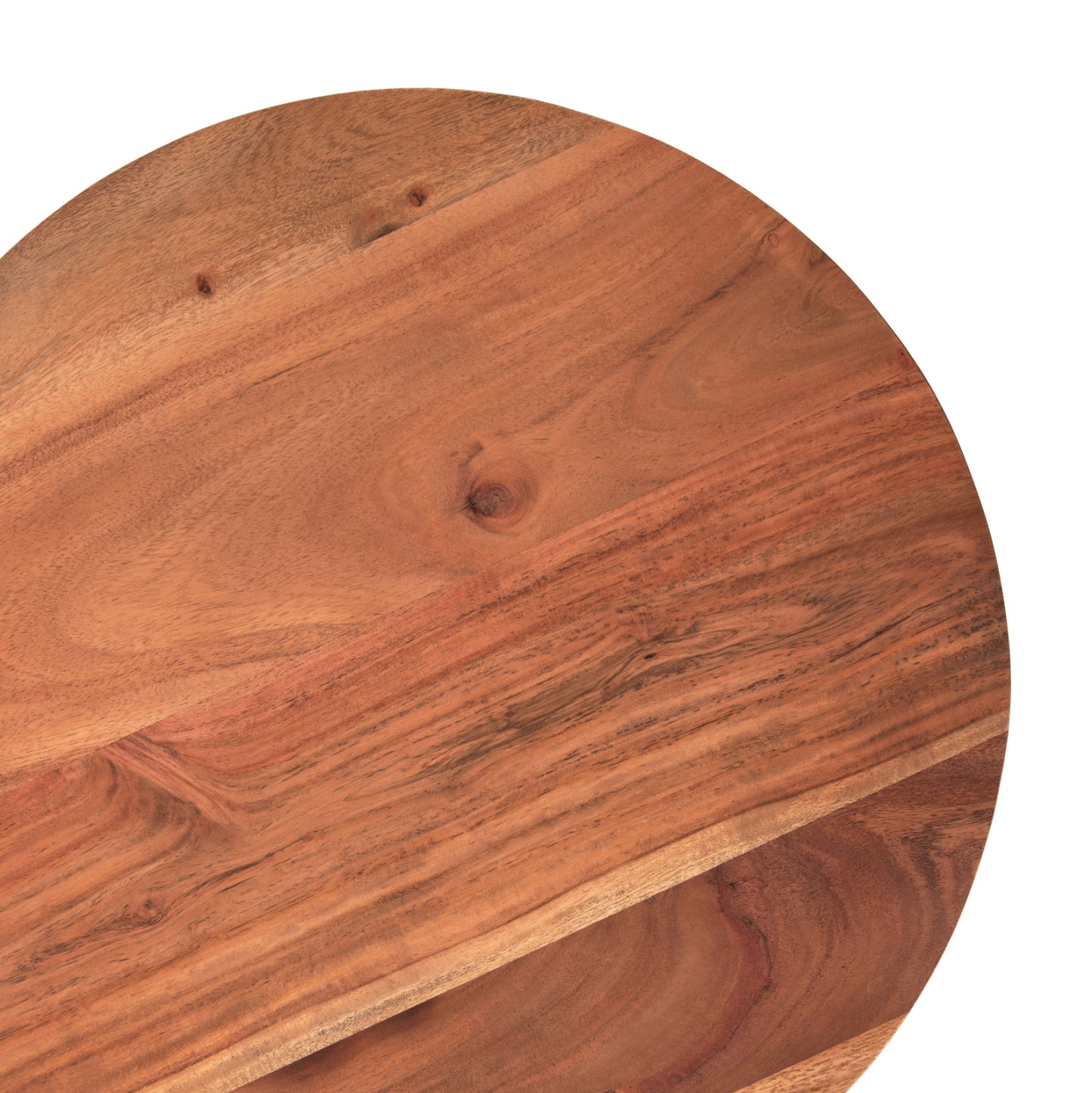 Side Table Round Groot Hm9698 Solid Acacia-natural Color Φ45x44hcm.