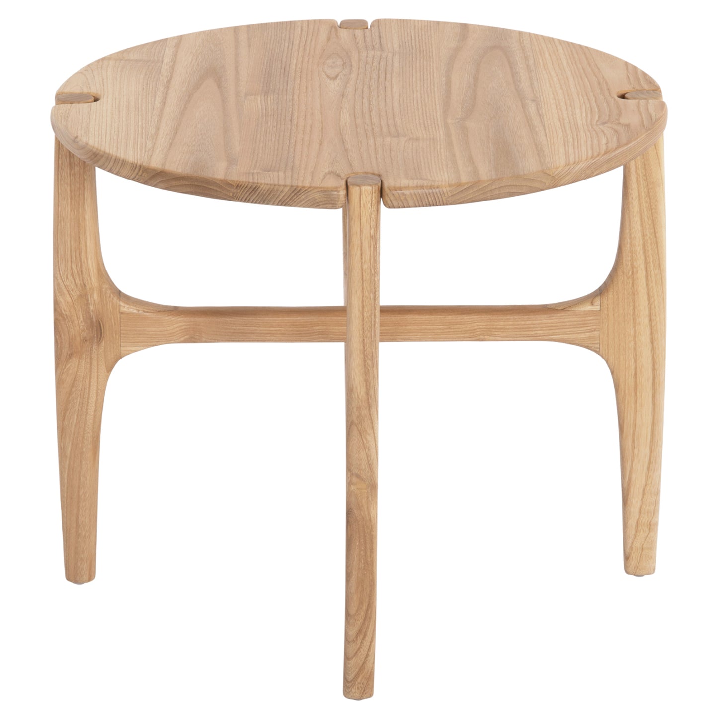 Side Table Round Katal Hm9932 Sungkai Wood In Natural Color Φ59,5x50,5hcm.