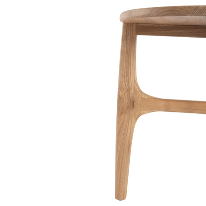 Side Table Round Katal Hm9932 Sungkai Wood In Natural Color Φ59,5x50,5hcm.
