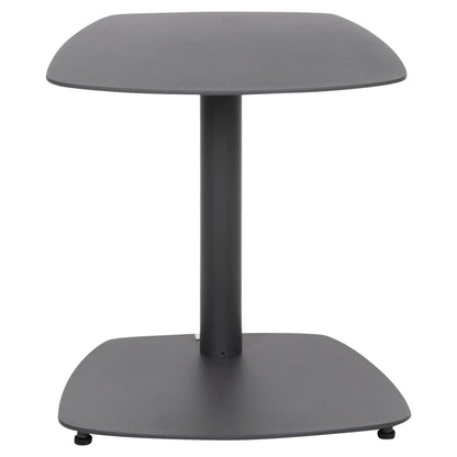 Sunbed Side Table Caret Hm6563.01 Aluminum In Grey 40x39x42hcm.
