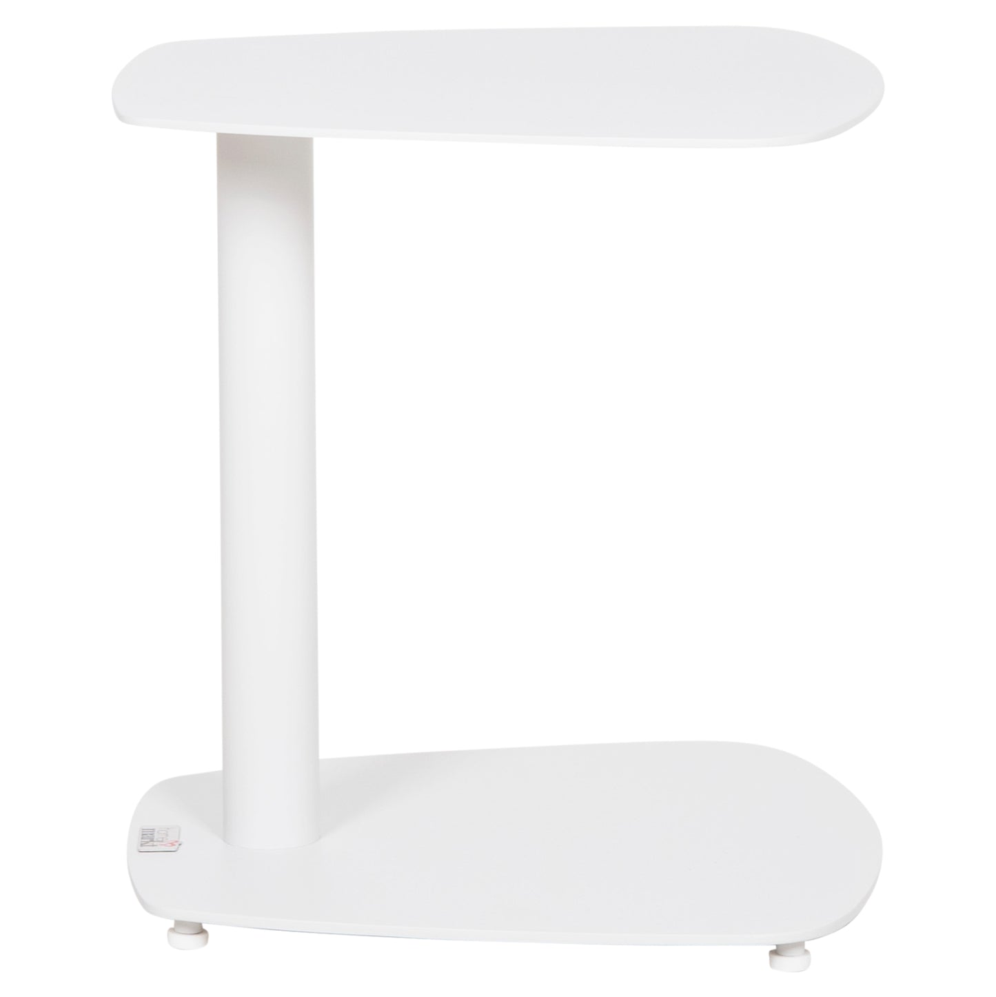 Sunbed Side Table Caret Hm6563.02 Aluminum In White 40x39x42hcm.