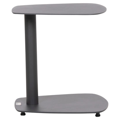 Sunbed Side Table Caret Hm6563.01 Aluminum In Grey 40x39x42hcm.