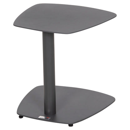 Sunbed Side Table Caret Hm6563.01 Aluminum In Grey 40x39x42hcm.