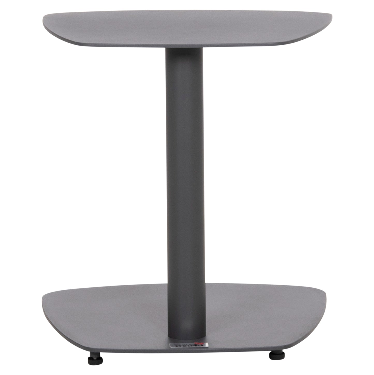 Sunbed Side Table Caret Hm6563.01 Aluminum In Grey 40x39x42hcm.