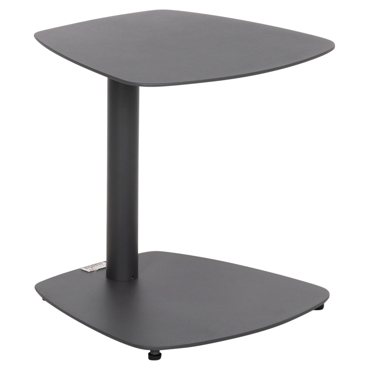 Sunbed Side Table Caret Hm6563.01 Aluminum In Grey 40x39x42hcm.