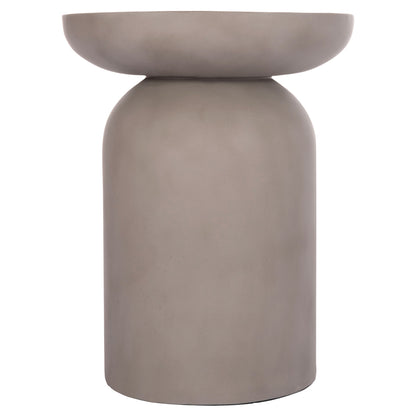 Side Table Anna Hm18160.03 Fiber Cement In Grey--Φ60x76hcm.