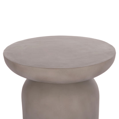 Side Table Anna Hm18160.03 Fiber Cement In Grey--Φ60x76hcm.