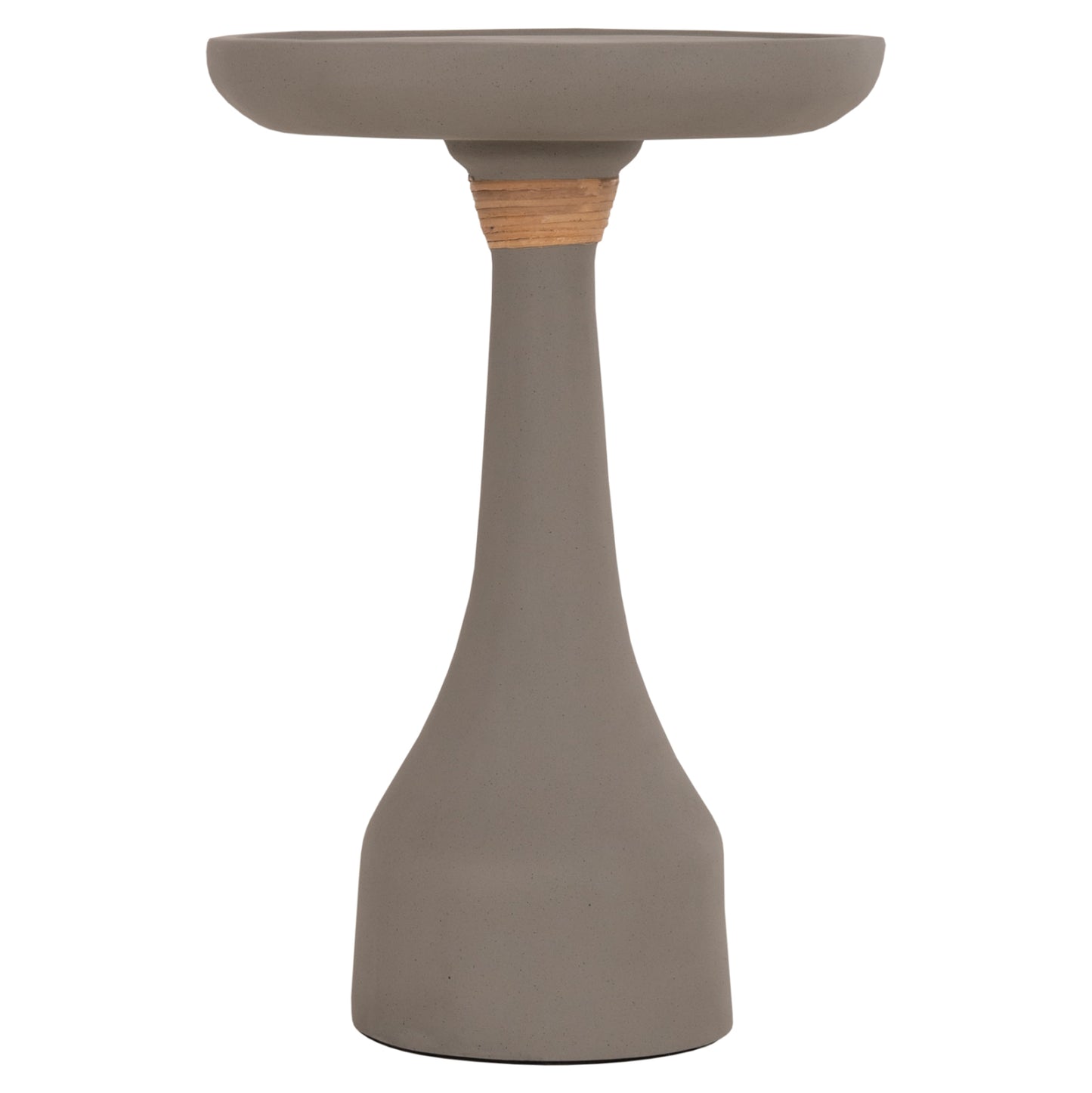 Lamp Table Round Torg Hm18170.03 Fiber Cement Grey Φ41x62hcm.