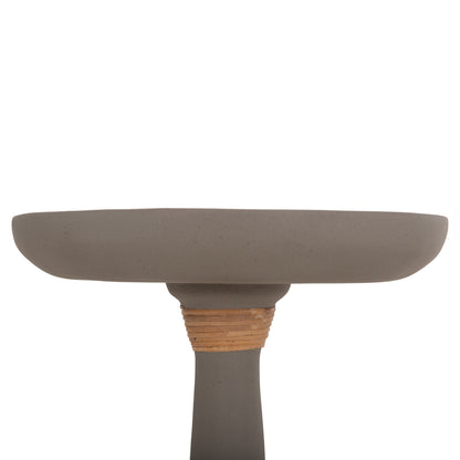 Lamp Table Round Torg Hm18170.03 Fiber Cement Grey Φ41x62hcm.