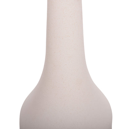 Lamp Table Round Torg Hm18170.02 Fiber Cement White Φ41x62hcm.