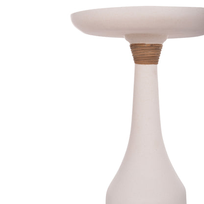 Lamp Table Round Torg Hm18170.02 Fiber Cement White Φ41x62hcm.