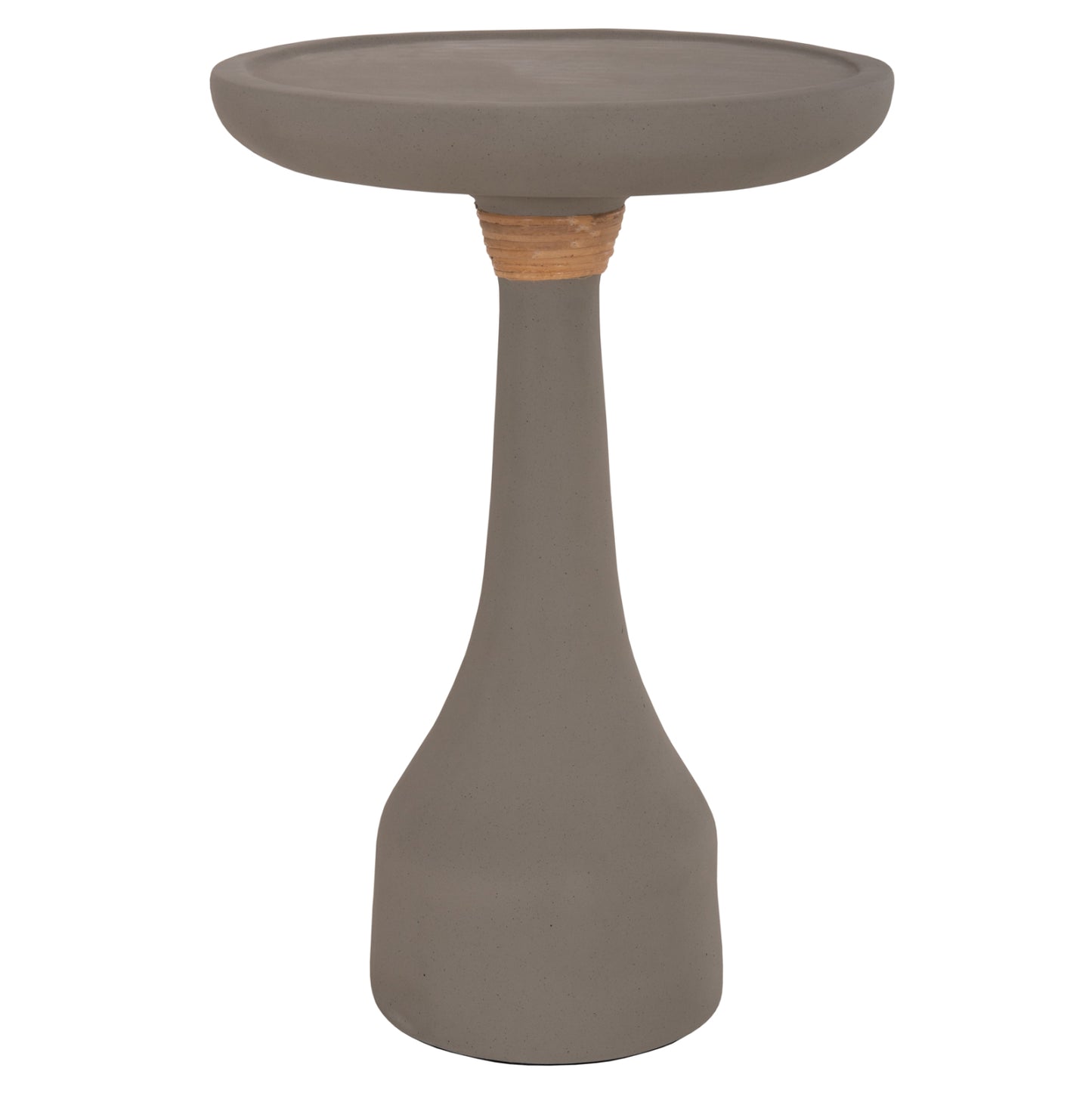 Lamp Table Round Torg Hm18170.03 Fiber Cement Grey Φ41x62hcm.