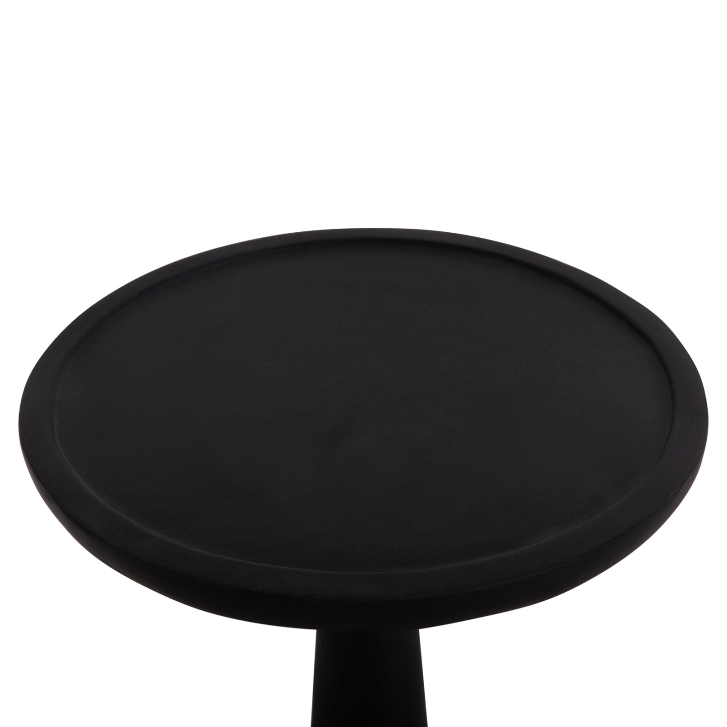 Lamp Table Round Torg Hm18170.01 Fiber Cement Black Φ41x62hcm.