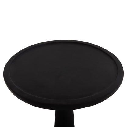 Lamp Table Round Torg Hm18170.01 Fiber Cement Black Φ41x62hcm.