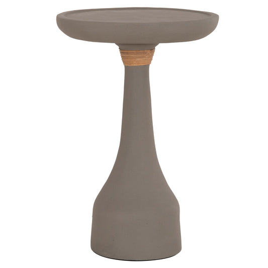 Lamp Table Round Torg Hm18170.03 Fiber Cement Grey Φ41x62hcm.