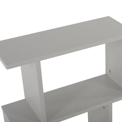 Side Table Hm8956.13 With Storage Spaces Amabella Melamine White 45x17x52hcm.