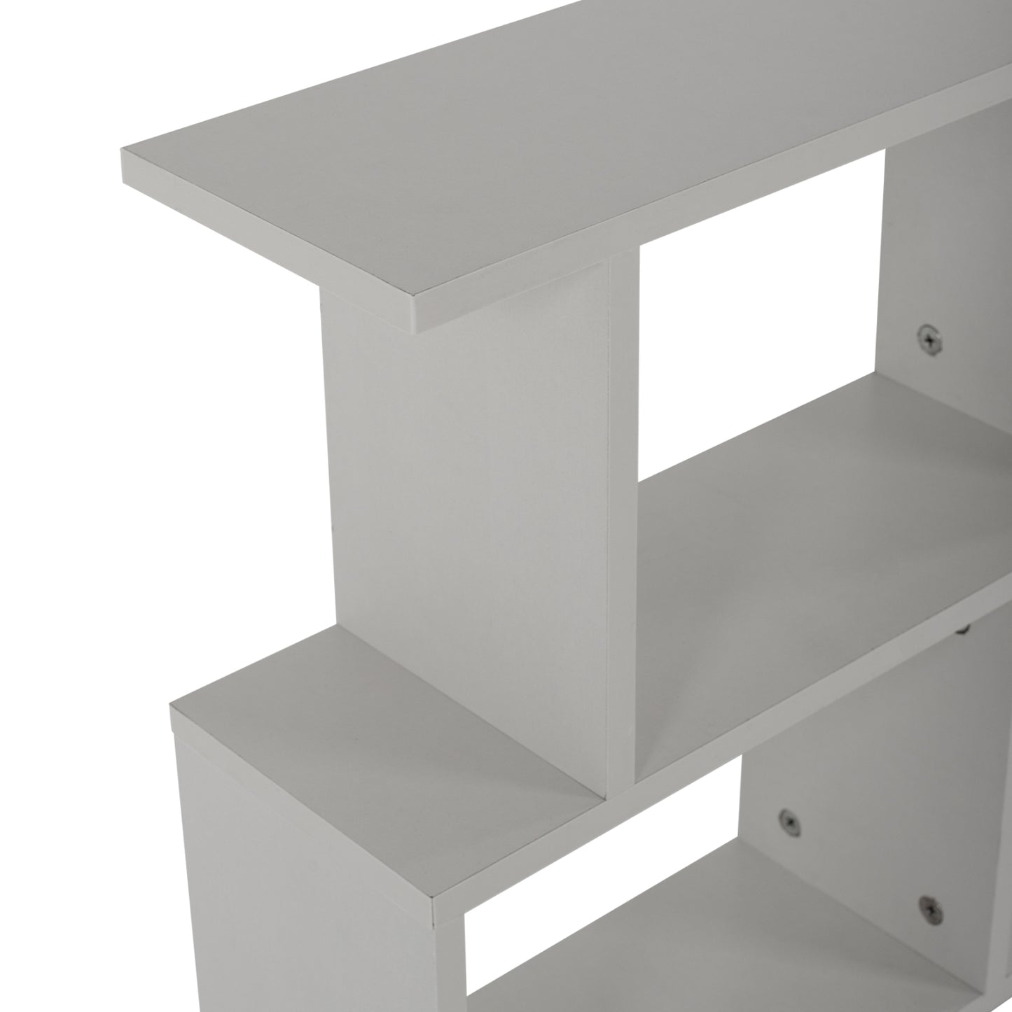 Side Table Hm8956.13 With Storage Spaces Amabella Melamine White 45x17x52hcm.