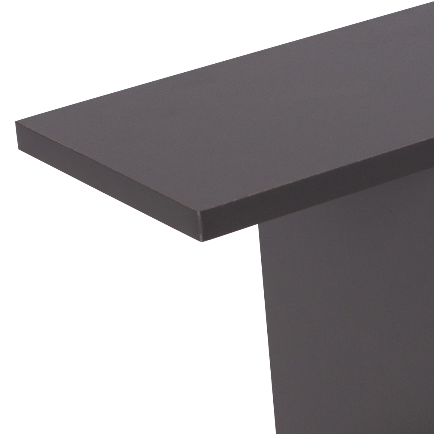 Side Table Ameer With Storage Spaces Hm8881.20 Melamine In Grey Color 50x17x56hcm.